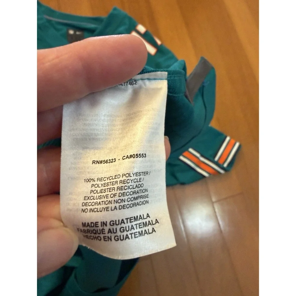 Nike Miami Dolphins Ryan Tannehill #17 NFL On Field Jersey Men XXL Aqua